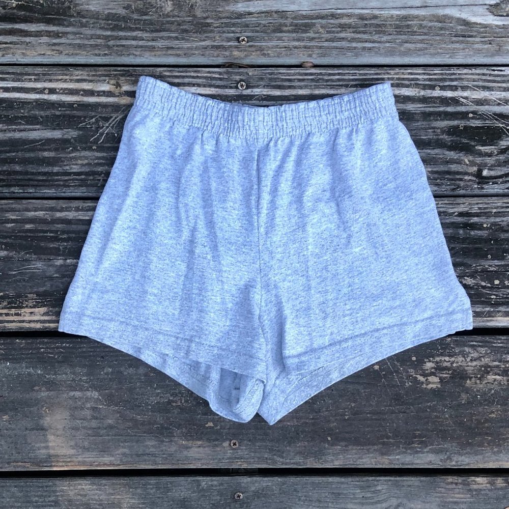 SOLD—Heather Gray Soffe Cheer Shorts